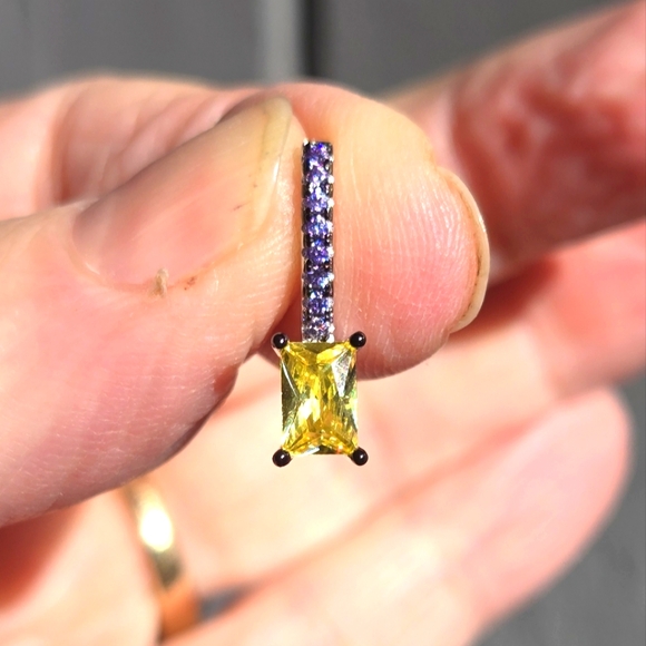 Natural Kharma by Avelon Jewelry - Citrine 4k & Amethyst sterling pendant
